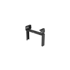 rack de distribución aéreo de 2 postes panzone® rieles roscados 1224 de 6 ur color negro 205378