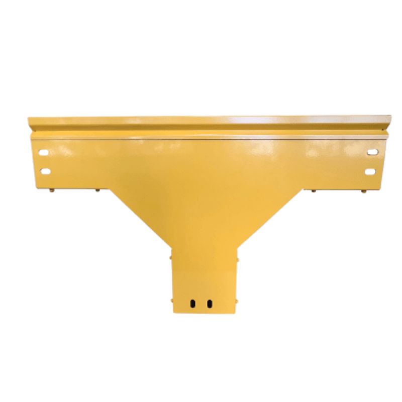 Chfiber T Vertical De Aluminio Peralte 4 Ancho 4 Radio 8 Con Recubrimiento En Pintura Epóxica Incluye Tapa  Un Par De Coples Y T