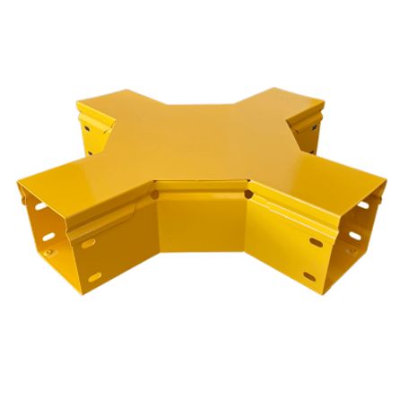 chfiber cruce horizontal de aluminio peralte 4 ancho 4 radio 8 con recubrimiento en pintura epóxica incluye tapa  un par de cop