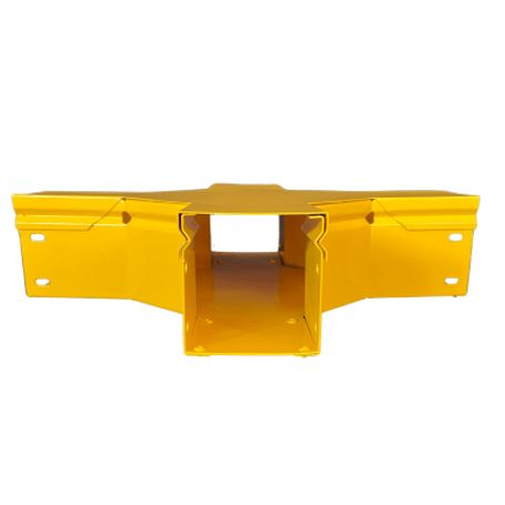 Chfiber Cruce Horizontal De Aluminio Peralte 4 Ancho 4 Radio 8 Con Recubrimiento En Pintura Epóxica Incluye Tapa  Un Par De Copl