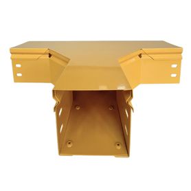 chfiber t horizontal de aluminio peralte 4 ancho 4 radio 8 con recubrimiento en pintura epóxica incluye tapa  un par de coples 