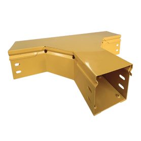 chfiber t horizontal de aluminio peralte 4 ancho 4 radio 8 con recubrimiento en pintura epóxica incluye tapa  un par de coples 