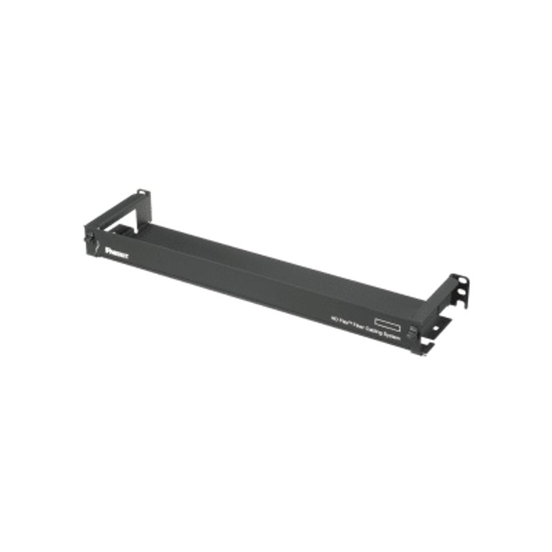 Organizador De Cables Frontal Para Panel De Fibra Óptica Hd Flex™ De 1 Ur Color Negro