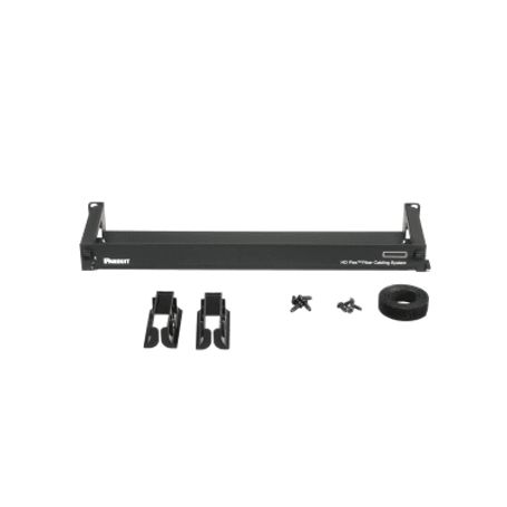 Organizador De Cables Frontal Para Panel De Fibra Óptica Hd Flex™ De 1 Ur Color Negro