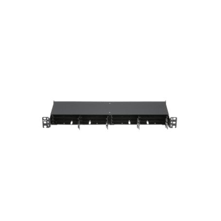 panel de distribución de fibra óptica acepta 12 cassettes hd flex™ en 6 espacios hasta 144 fibras 1 ur207675