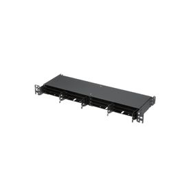 panel de distribución de fibra óptica acepta 12 cassettes hd flex™ en 6 espacios hasta 144 fibras 1 ur207675