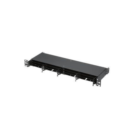 Panel De Distribución De Fibra Óptica Acepta 12 Cassettes Hd Flex™ En 6 Espacios Hasta 144 Fibras 1 Ur