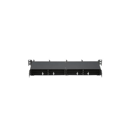 Panel De Distribución De Fibra Óptica Acepta 12 Cassettes Hd Flex™ En 6 Espacios Hasta 144 Fibras 1 Ur