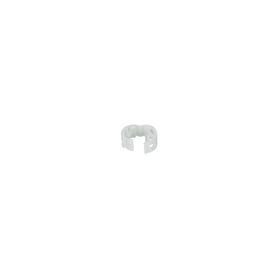 kit de 25 clips de identificación para patch cords compatible con diámetros de 47 a 78 mm  color blanco