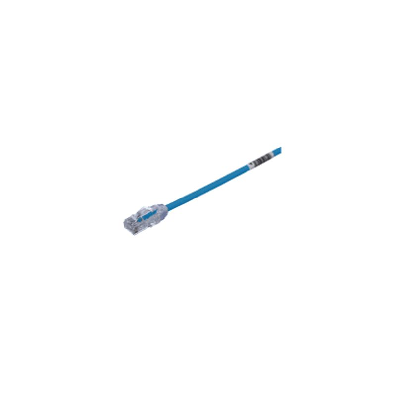 Cable De Parcheo Utp Cat6a Cm/lszh Diámetro Reducido (28awg) Color Negro 7 Ft