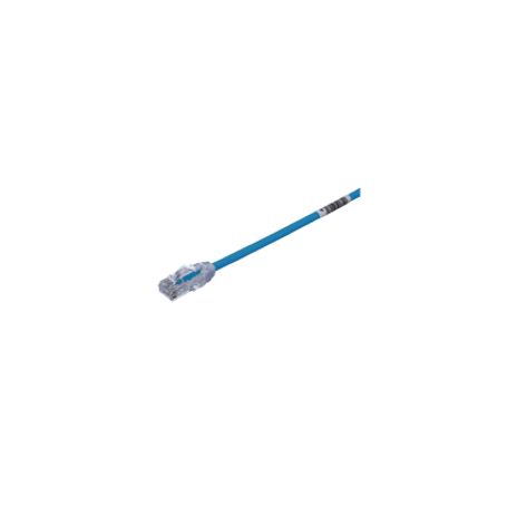 Cable De Parcheo Utp Cat6a Cm/lszh Diámetro Reducido (28awg) Color Negro 7 Ft