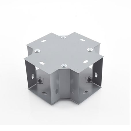 Derivación X 100 X 100 Mm Fabricado En Lámina De Acero Al Carbón 