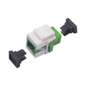 acoplador keystone de fibra óptica monomodo scapc simplex a scapc 172200