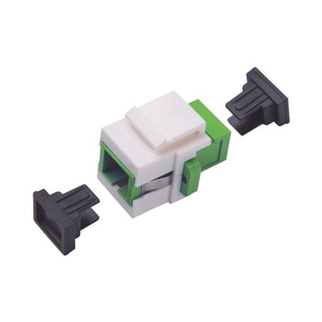 acoplador keystone de fibra óptica monomodo scapc simplex a scapc 172200