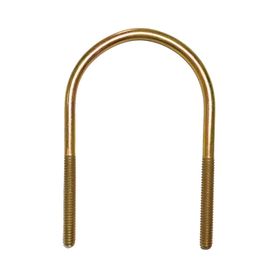 abrazadera tipo u de 2 508 mm con acabado tropicalizado es ideal para utilizarse al exterior o zonas húmedas no incluye tuercas