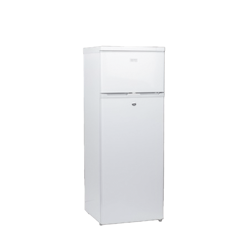 Refrigerador Combinado Solar de 220L (7.7 ft3) - 12/24V, Alta Capacidad, Optimo Para Operación Sin Red Eléctrica