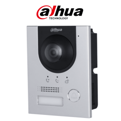 Dahua DHI-VTO2201F-P-S2 Frente de calle IP 2MP/ IK 07/ IP 65/ Control de Cerradura/ Aluminio/ Compatible con App DMSS