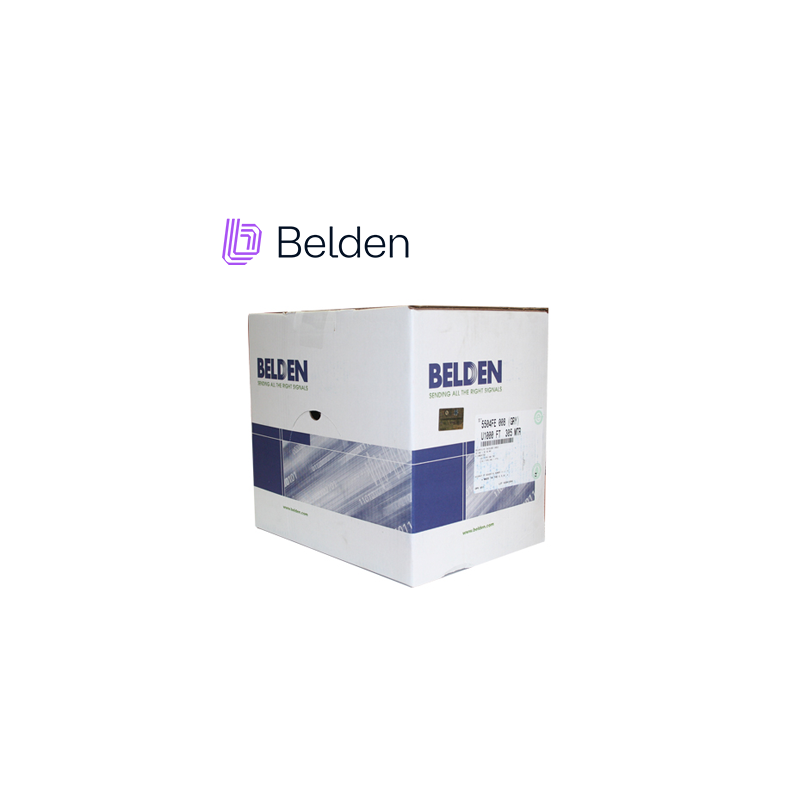 CABLE DE SEGURIDAD Y SONIDO BELDEN 5504FE 008U1000 / INTERIOR / GRIS / 6 CONDUCTORES / 22 AWG / FORRO PVC / CMR / BLINDADO
