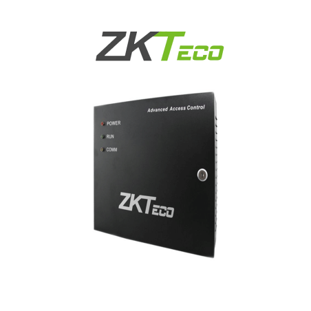 ZKTECO GABMET - Gabinete Metálico para Paneles ZKTECO/ Compatible con Paneles de Control de Acceso / Conexión para Batería