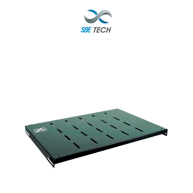 SBETECH SBE-CF1915V - Charola fija ventilada para gabinete de 60 cm de profundidad x 19 pulgadas (48.26 cm) 1 UR