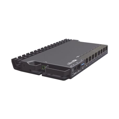 copy of (rb5009ugsin) Routerboard Cpu 4 Núcleos 8 Puertos Gigabit 1 Sfp Solo Routeros V7