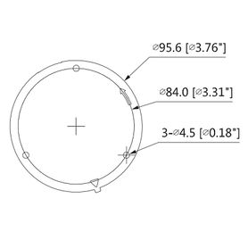 dahua hacd1a21n0280b  cámara domo hdcvi 1080p 103 grados de apertura  lente de 28 mm ir 20 mts uso interior tvi ahd y cvbs24999