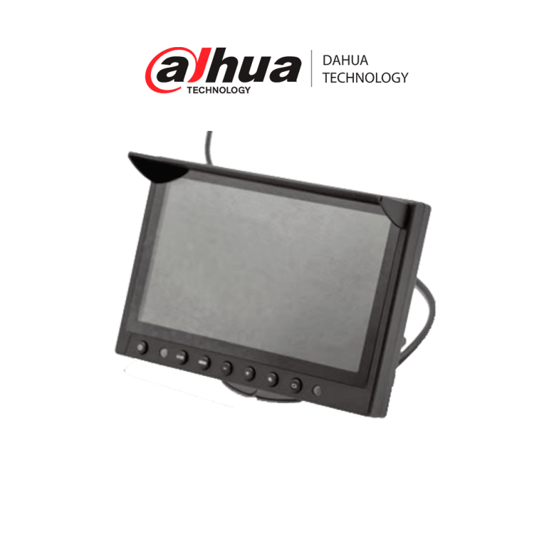 DAHUA DHI-MLCDF7-E Monitor Led de 7 Pulgadas Widescreen TFT-LCD/ Especial para DVRs Moviles/ Conector M12/ Brillo de 350 cd/ DAHUA DHI-MLCDF7-E Monitor Led de 7 Pulgadas Widescreen TFT-LCD/ Especial para DVRs Moviles/ Conector M12/ Brillo de 350 cd/