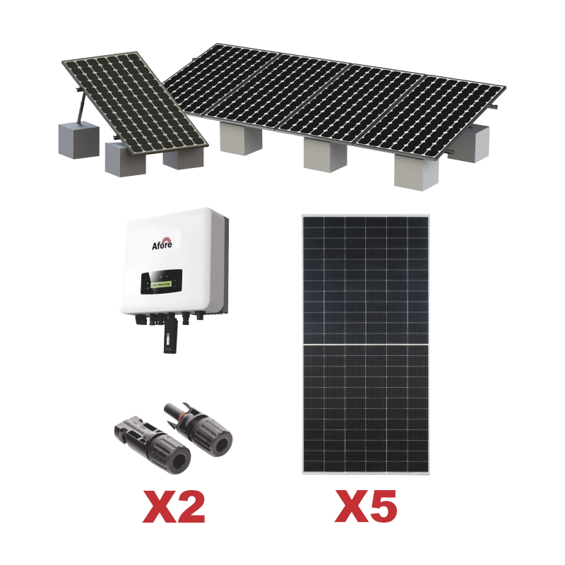 Kit Solar Interconexion / 3kw 220vca / Inversor Afore / Montaje Incluido Kit Solar Interconexion / 3kw 220vca / Inversor Afore / Montaje Incluido
