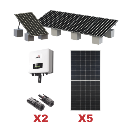 Kit Solar Interconexion  / 3kw  220vca / Inversor Afore / Montaje Incluido