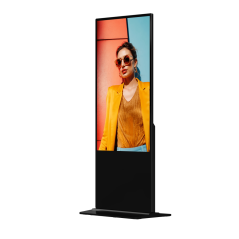 Pantalla de 55 pulgadas 4K para Publicidad Digital / Base para Piso (Totem) / Gestión de Contenido y Control Centralizado