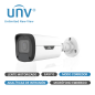 CAMARA IP BULLET UNV IPC2325LB-ADZK-H / 5MP / LENTE-2.8MM / WDR120DB / IR50M / MICROSD256GB / MICROFONO-INTEGRADO