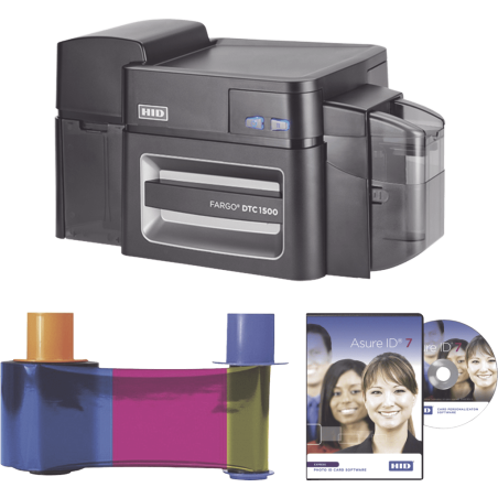 Impresora de Tarjetas Direct-to-Card DTC1500, 300 dpi, 16.7 Millones de Colores, Seguridad Avanzada, Marca de Agua Personalizada