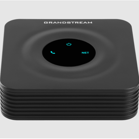 Adaptador de Teléfono Analógico HT801 V2 / 1 Puerto FXS (Conectar Teléfono Análogo) / VoIP Avanzado / Seguridad TLS y SRTP