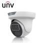 CAMARA IP LIGHTHUNTER TURRET UNV IPC3614SS-ADF28K-I1 / 4MP / LENTE 2.8MM / WDR130DB / IR40M / MICROSD512GB / MICROFONO-INTEGRADO