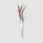 Bobina de 305 Metros (1000 Pies) de Cable 4 x 22 AWG BLINDADO / RISER / Color Blanco / Para Aplicaciones de Audio