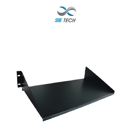 SBE TECH SBE-C1914 - Charola para rack fija 14plg (35.56 cm) de profundidad 2 UR