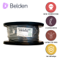 CABLE DE AUDIO COMERCIAL Y SEGURIDAD BELDEN 5501UE 0081000 / INTERIOR / GRIS / 3 CONDUCTORES / 22 AWG / MULTIFILAR / FORRO PVC