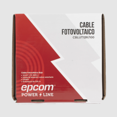 Cable Fotovoltaico Rojo/ Cobre Estañado / 4 mm² (12 AWG) / 2000V / Rollo de 100 m / / UL 4703 y TUV
