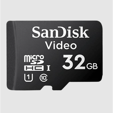 Memoria microSD SanDisk 32GB / Alta Resistencia / Videovigilancia / Clase 10