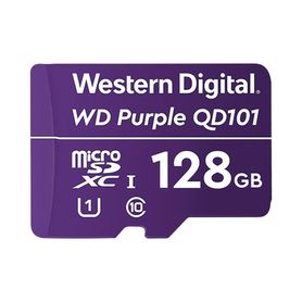 memoria microsd de 128 gb purple especializada para videovigilancia 10 veces mayor duración 3 anos de garantia