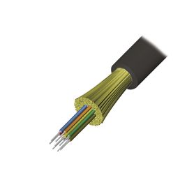 cable de fibra óptica de 6 hilos interiorexterior tight buffer no conductiva dieléctrica riser multimodo om3 50125 optimizada 1