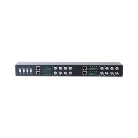 (tranceptor) Receptor De Video Pasivo De 16 Canales / Resolución 4k / Compatible Con Cable Utp Cat 5e/6 / Compatible Con Hdtvi/c