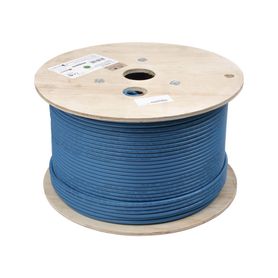 bobina de cable blindado futp de 4 pares zmax cat6a soporte de aplicaciones 10gbaset cmr riser color azul 305m88291
