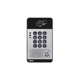 audio portero ip con 2 lineas sip relevador integrado teclado numérico y lectora de tarjetas rfid para control de acceso poe888