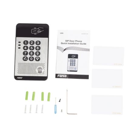 Audio Portero Ip Con 2 Lineas Sip Relevador Integrado Teclado Numérico Y Lectora De Tarjetas Rfid Para Control De Acceso Poe Audio Portero Ip Con 2 Lineas Sip Relevador Integrado Teclado Numérico Y Lectora De Tarjetas Rfid Para Control De Acceso Poe