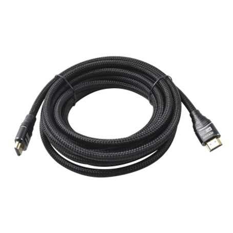 cable hdmi ultraresistente redondo de 5m 164 ft optimizado para resolución 4k ultra hd 161079