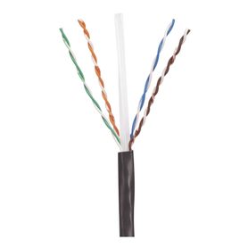 bobina de cable utp de 4 pares pannet para exterior con gel cat6 23 awg industrial para climas extremos color negro 305 m177961