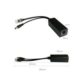 cable divisor poe pasivo de 4855 vcc  12 vcc 2 a aplicaciones como adaptar micrófonos en cámaras ip160321