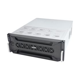 nvr 12 megapixel 4k  128 canales ip  24 bahias de disco duro  4 puertos de red  soporta raid con hot swap  nvr de alto desempen