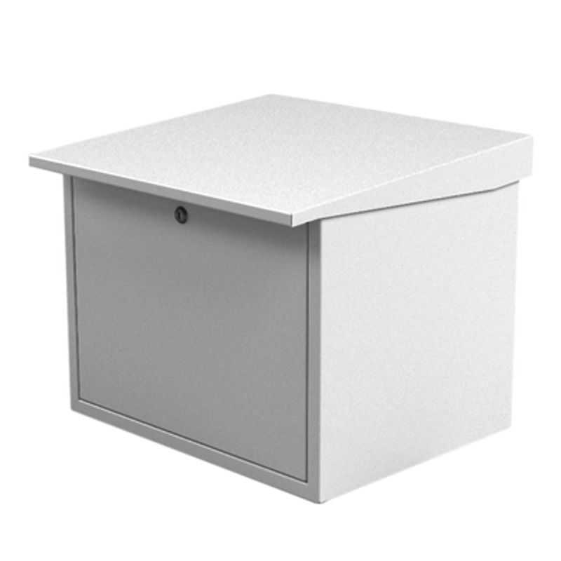 Gabinete Para Resguardo De Baterias (hasta Dos Baterias Pl110d12). Lámina Galvanizada.